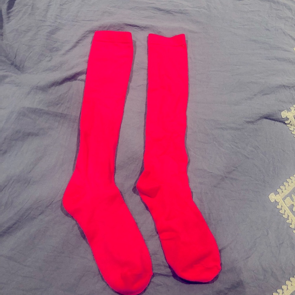 Hot Pink 80s Socks